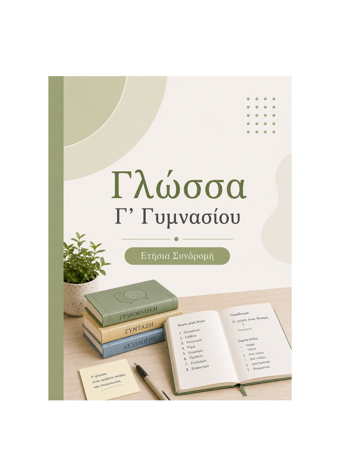 Γλώσσα Γ’ Γυμνασίου - Ετήσια Συνδρομή
