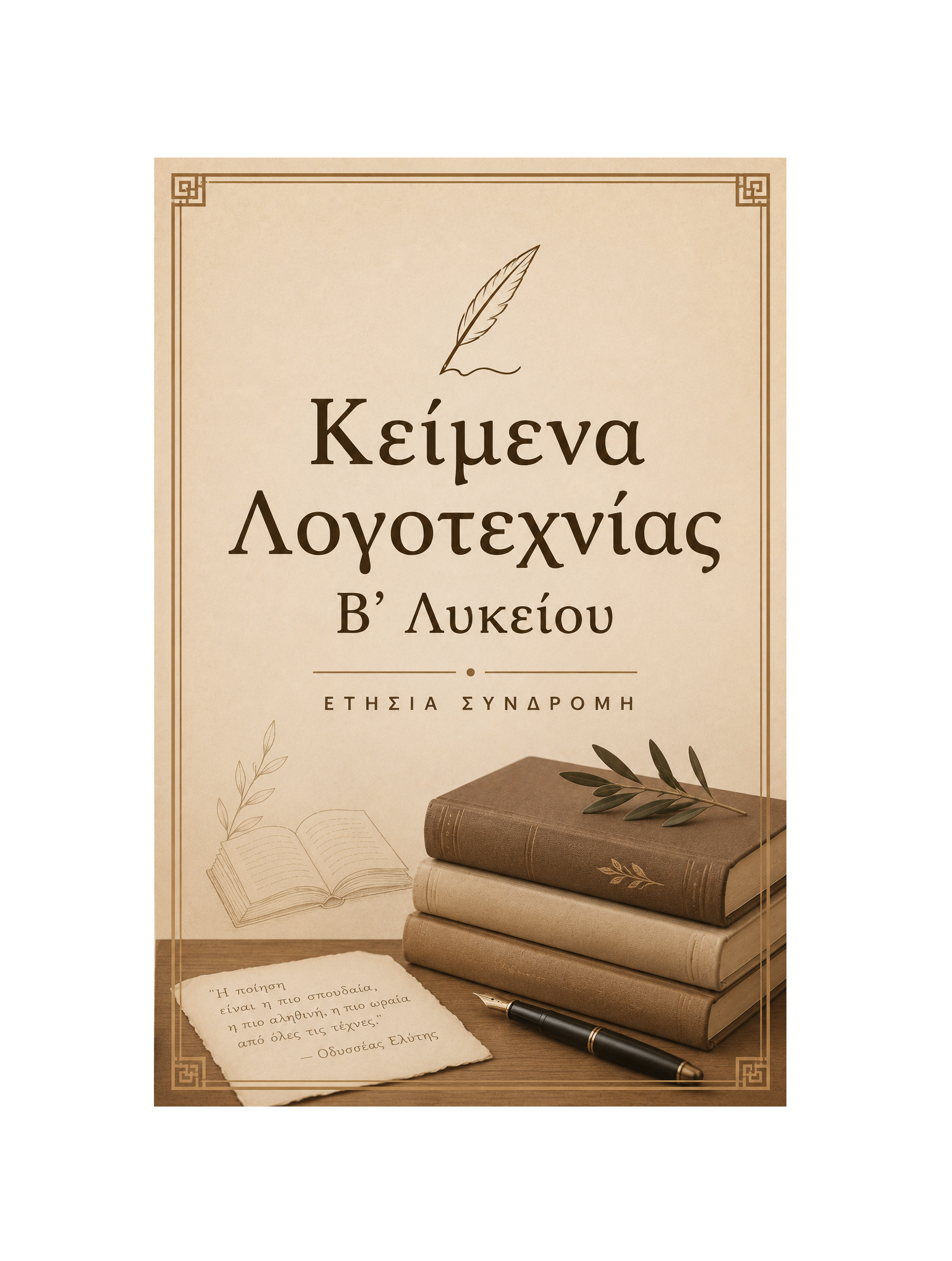 Κείμενα Λογοτεχνίας Β’ Λυκείου - Ετήσια Συνδρομή