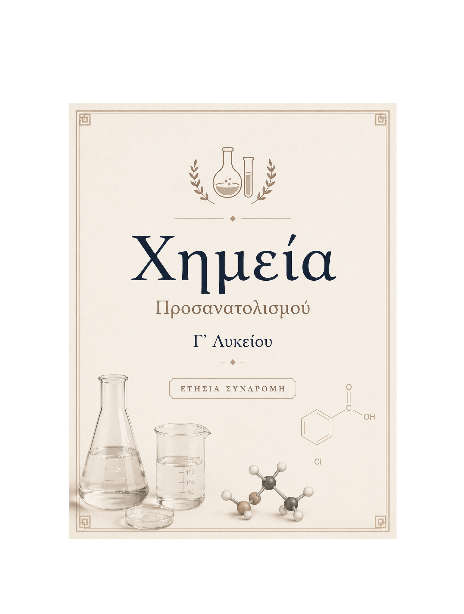 Χημεία Προσανατολισμού Γ’ Λυκείου - Ετήσια Συνδρομή