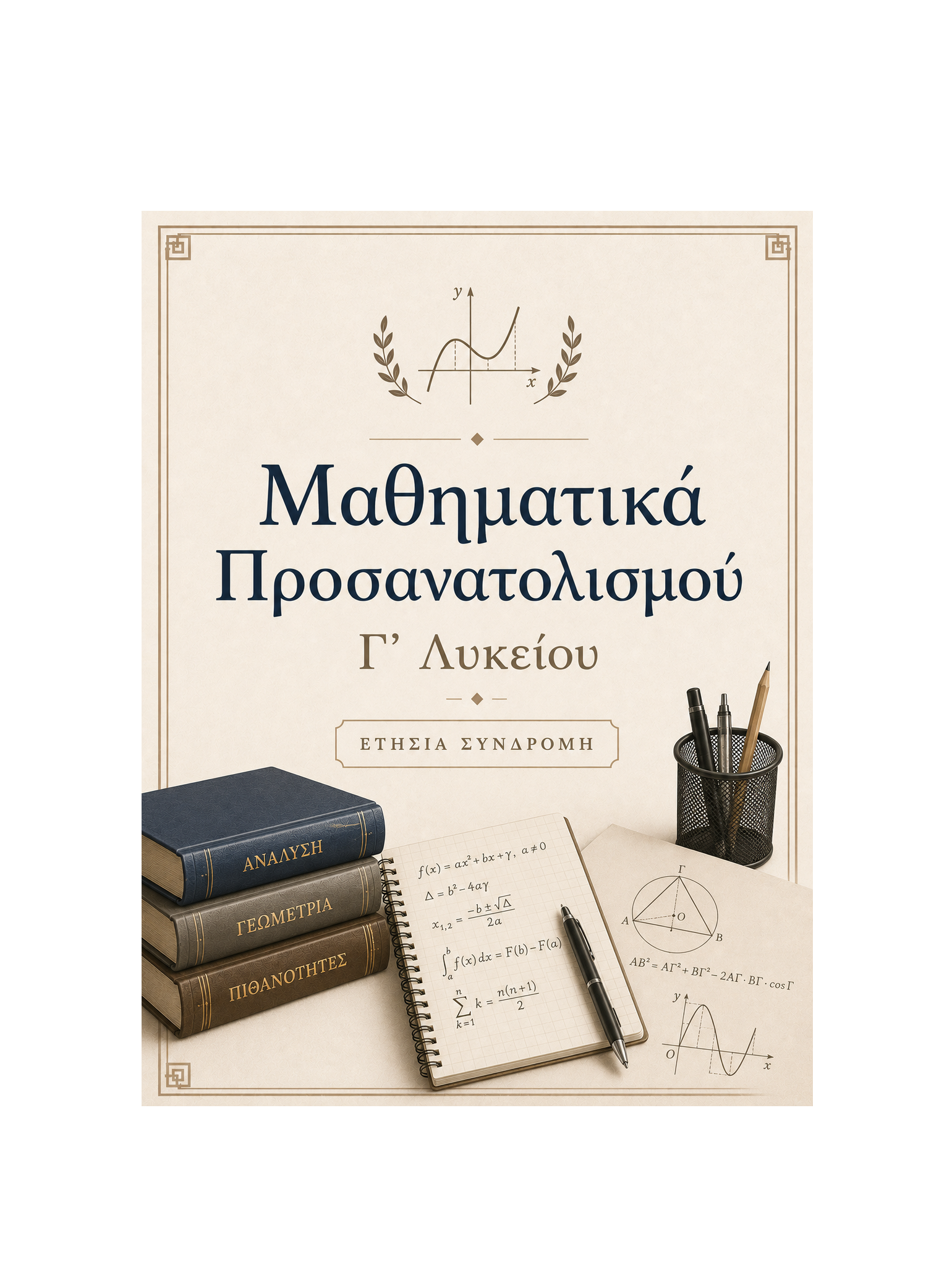 Μαθηματικά Προσανατολισμού Γ’ Λυκείου - Ετήσια Συνδρομή