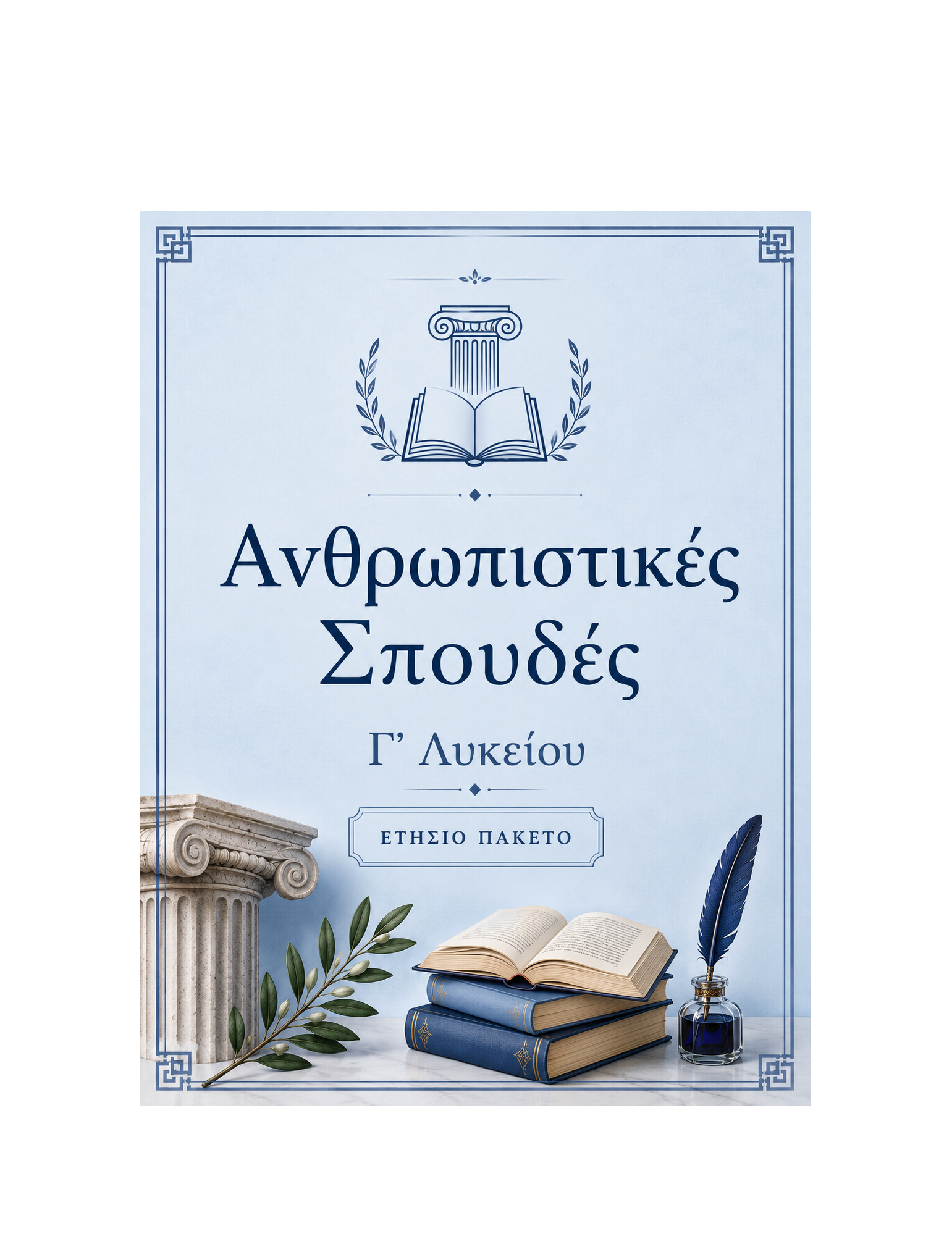 Ανθρωπιστικές Σπουδές Γ’ Λυκείου - Ετήσιο Πακέτο
