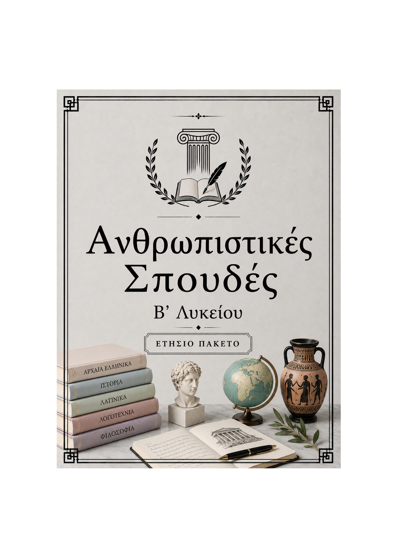 Ανθρωπιστικές Σπουδές Β’ Λυκείου - Ετήσιο Πακέτο